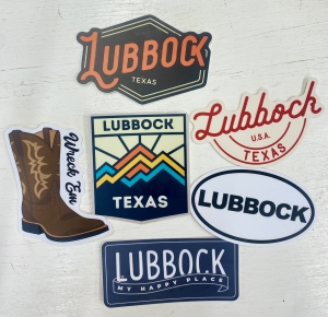 Lubbock Laptop Sticker
